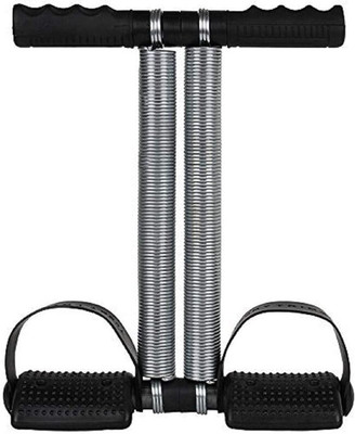 MAJISAACU double spring tummy trimmer & indiana roasted chana 250gm abs exerciser Ab Exerciser(Black)