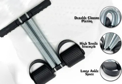 gamers hub Tummy Trimmer with Double Spring for Burn Calories & Tone Muscles Ab Exerciser(Black)