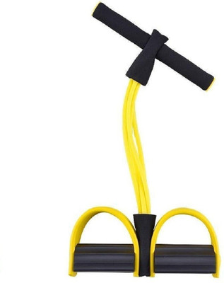 HOC Pull Reducer & Plastic and Rubber Pull Rope Exerciser Ab Exerciser(Black, Yellow)