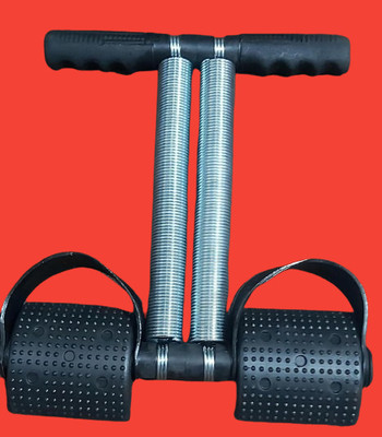 BKCFREEZE TUMMY TRIMMER HOME GYM FITNSS DOUBLE SPRING Ab Exerciser 530 Ab Exerciser(Black)