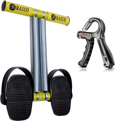 RASCO COMBO Yellow Ab exerciser with counter Hand grip Ab Exerciser(Yellow)