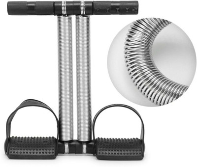 DHEER HIGH QUALITY STEEL DOUBLE SPRING TUMMY TRIMMER BLACK Ab Exerciser(Black)
