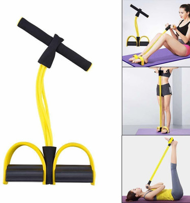 Manogyam Pull Reducer, Body Shaper Trimmer for Reducing Your Waistline and Fat Burner Ab Exerciser(Black, Yellow)