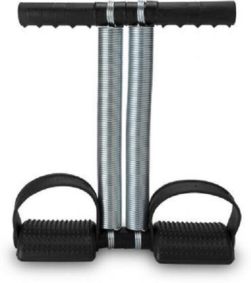 BKCFREEZE HOME GYM EQUIPMENT OF DOUBLE SPRING TUMMY TRIMMER Ab Exerciser(Black, Silver)