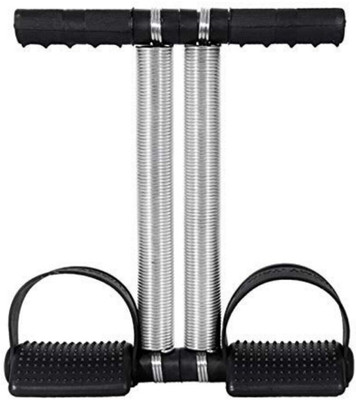 LIVOX Abs Excerciser Double Spring Tummy trimmer Ab Exerciser(Black, Silver)