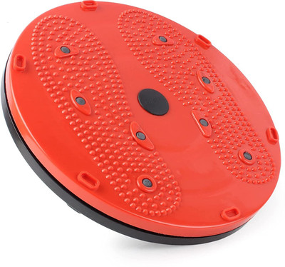 aavoam Tummy Twister Accu-pressure Rotating disc (Unisex) - Red Ab Exerciser(Red)