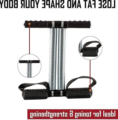 Vtexx Tummy Trimmer_201 Ab Exerciser(Silver, Black)