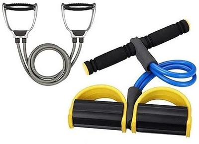 whinsy Double Toning Tube & Pull Reducer For Burn Off Extra Calories,Arm Exercise Tube Resistance Tube(Multicolor)