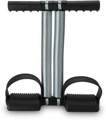 zxxxt DOUBLE SPRING TUMMY TRIMMER GYM EQUIPMENT Ab Exerciser(Silver, Black)