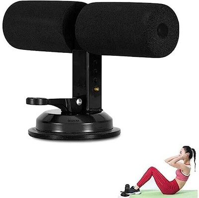 FIVANIO Multipurpose Situp and Push-up Assistant Home Fitness Sit-up Bar (Black) Ab Exerciser(Multicolor)