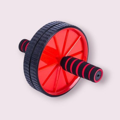 zxxxt Fitness AB Wheel / AB Roller Dual Wheel Core Trainer_322 Ab Exerciser(Red)
