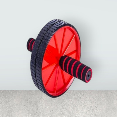 zxxxt Fitness AB Wheel / AB Roller Dual Wheel Core Trainer_490 Ab Exerciser(Red)