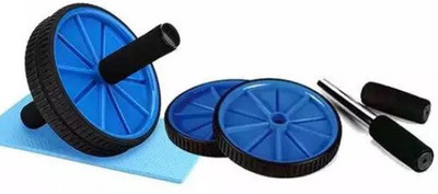 HOC Double Abdominal Wheel Ab Roller,Ab Roller for Gym & Fitness Workout Ab Exerciser(Multicolor)