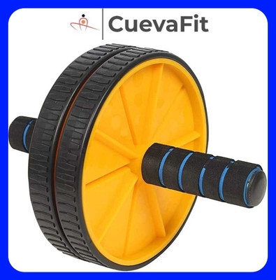 zxxxt New King Double Wheel Ab Roller with mat|Ab Roller For Ab Exerciser Ab Exerciser(Multicolor)
