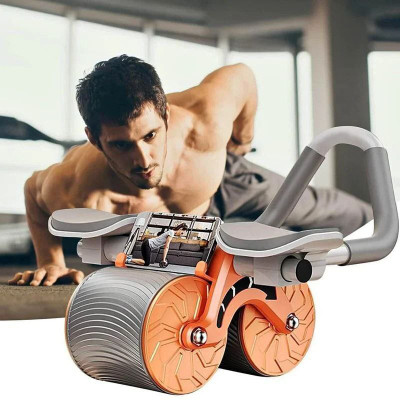 SeaRegal Elbow Support Automatic Rebound Abdominal Wheel, Ab Exerciser(Multicolor)