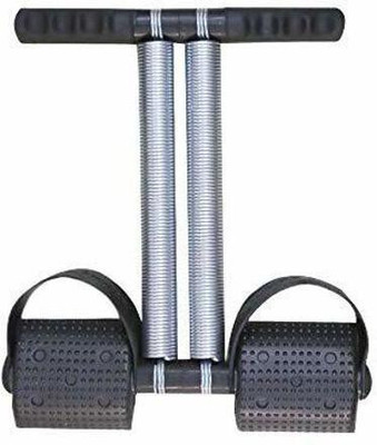 DHEER Double Spring Tummy & Waist Trimmer Abs Exerciser for Men and Women Ab Exerciser(Black)