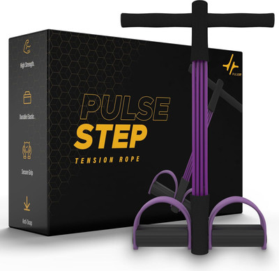 Nandjiya Yoga Pedal Tension Rope Resistance Tube(Multicolor)