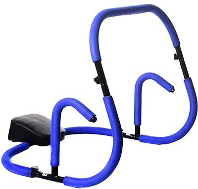 IBSLDH Ab Fitness Crunch Abdominal Exercise Workout Machine Glider Roller Ab Exerciser(Black, Blue)
