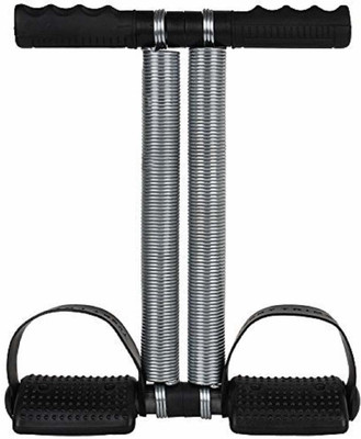 LIVOX Double Spring Tummy Trimmer, Waist Trimmer, Ab Exerciser Ab Exerciser(Black, Silver)