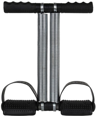 abcdeyes Double Spring Tummy Trimmer Pro Waist Trimmer Home Gym Home Exercise Equipment Ab Exerciser(Black)