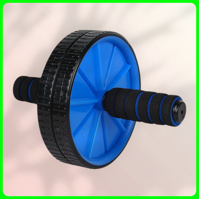zxxxt Fitness AB Wheel / AB Roller Dual Wheel Core Trainer_1134 Ab Exerciser(Blue)