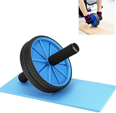 HOC Double Abdominal Wheel Ab Roller,Ab Roller for Gym & Fitness Workout Ab Exerciser(Multicolor)