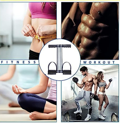 BOLDHIGH Tummy Trimmer with Double Spring for Burn Calories & Tone Muscles Ab Exerciser(Black)