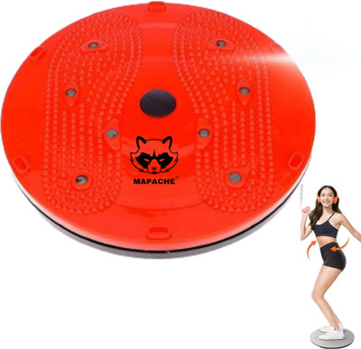 aavoam 5 in 1 Tummy Twister Power Mat Magnetic Therapy Body Weight Reducer Ab Exerciser(Red)