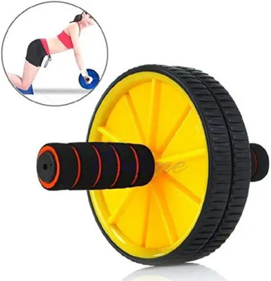 SISODIYA ENTERPRISE Ab Roller Wheel for Abs Workouts/Home Gym Abdominal Exercise for Men and Women Ab Exerciser(Yellow)