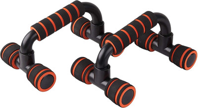 INSP Push-Up Bar Stand – Non-Slip Push-Up Bars for Home Gym – Home Workout Bars Ab Exerciser(Orange, Black)