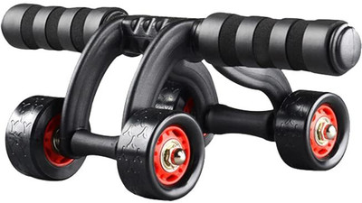 Isotope Roller Exercise Abdominal Wheel Anti Skid Double Wheel Ab Exerciser(Black)