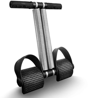 AbhiCart Tummy Trimmer_134 Ab Exerciser(Black, Silver)