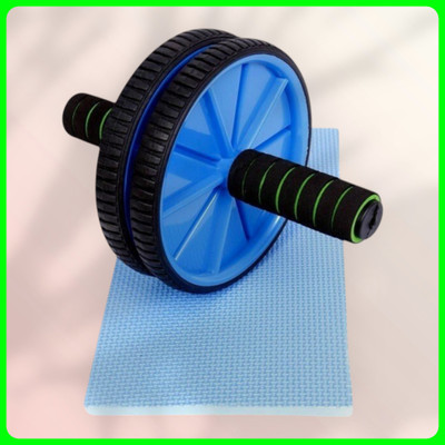 zxxxt Fitness AB Wheel / AB Roller Dual Wheel Core Trainer_1147 Ab Exerciser(Blue)