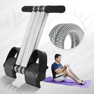 QUICK FIT 3 Spring Tummy Trimmer Ab Builder,Pull Exerciser Body Trimmer Keep Body Fit Slim Ab Exerciser(Black)