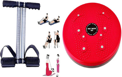 zxxxt New Combo Figure Toner Workout Double Trimmer Twister Home Gym ComboExerciser Ab Exerciser(Multicolor)