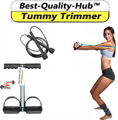 FFive Tummy Trimmer & Toning Tube (Combo of 2) Body Toner Exerciser Home Gym Ab Exerciser(Multicolor)