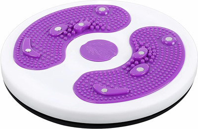 ABTRIX WITH AB Twisting Waist Disc, Body Shaping Twister Board with Magnets & Beads for Fitness Ab Exerciser(White, Purple)