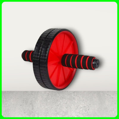zxxxt Fitness AB Wheel / AB Roller Dual Wheel Core Trainer_1049 Ab Exerciser(Red, Black)