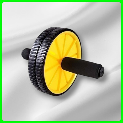 zxxxt Fitness AB Wheel / AB Roller Dual Wheel Core Trainer_768 Ab Exerciser(Yellow)