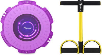 Spike Twister and Tummy Trimmer Combo Ab Exerciser(Purple)
