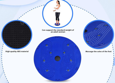 gamers hub Multipurpose Tummy Twister Abdominal ABS Exerciser Body Toner-Fat Buster Ab Exerciser(Blue)