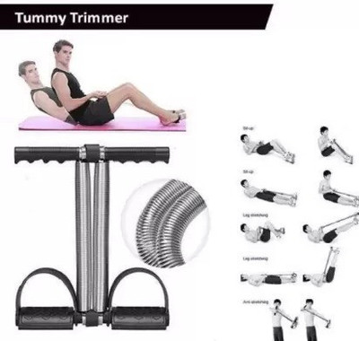 gamers hub Double Spring Waist Trimmer-Abs Exerciser-Body Toner-Fat Buster Ab Exerciser(Black)