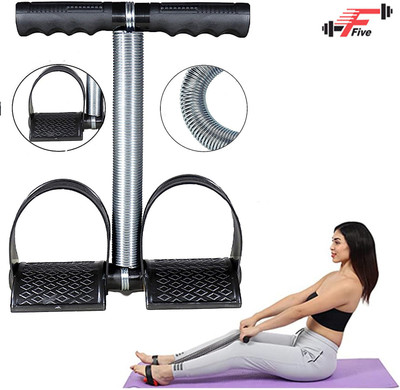 Fitdex Single Spring Tummy Trimmer, Abdominal & Full Body Workout Equipment Ab Exerciser(Black)
