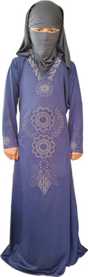 S R K A GARMENTS Polyester Burqa(Blue)