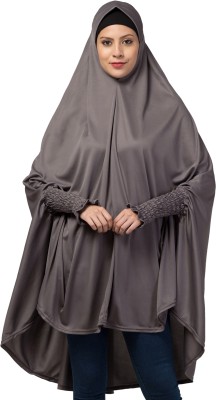 Cwen Collection Polycotton Solid Burqa(Grey)