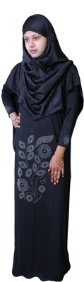 AFIFA POLYESTER BURQA Polyester Burqa(Black)