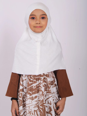 TEXNOVA Polyester Abaya(White)