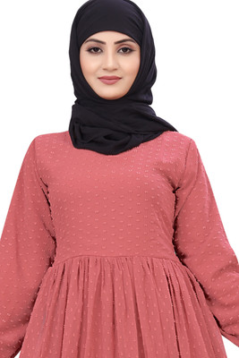Rinku Georgette Abaya(Orange)