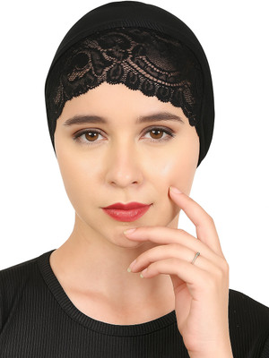 qirdar enterprises Cotton Blend Naqab(Black)