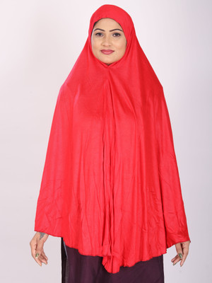 TEXNOVA Polyester Abaya(Red)